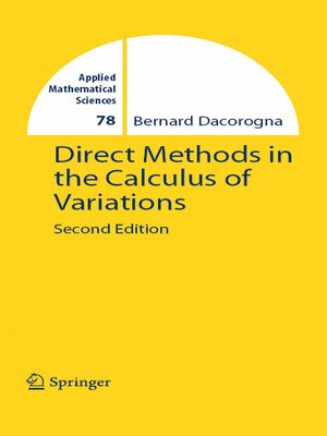 cover image of Direct Methods in the Calculus of Variations